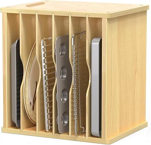 7-Tier Wooden Organizer for Kitchen Storage