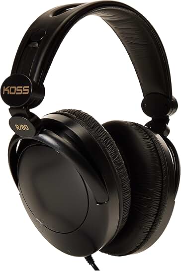 Over Ear Headphones in Black
