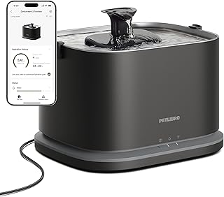 Upgrade Stainless Steel Cat Water Fountain with App Control