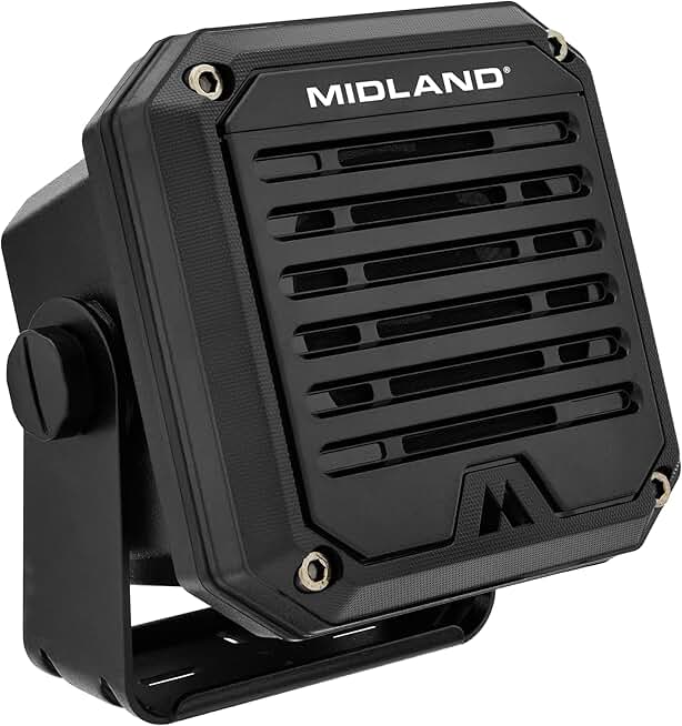 Heavy-Duty 20W External Speaker with Swivel Base