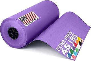 Large 18" x 720 ft Lilac Kraft Paper Roll