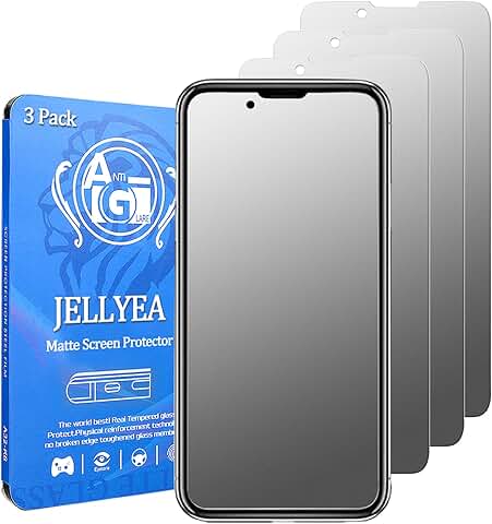 Three Matte Tempered Glass Screen Protectors for iPhone 12 and 12 Pro