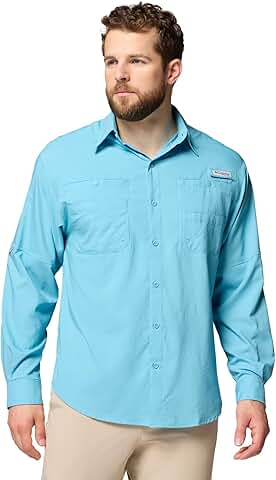 Men's UPF 40 Long Sleeve Fishing Shirt