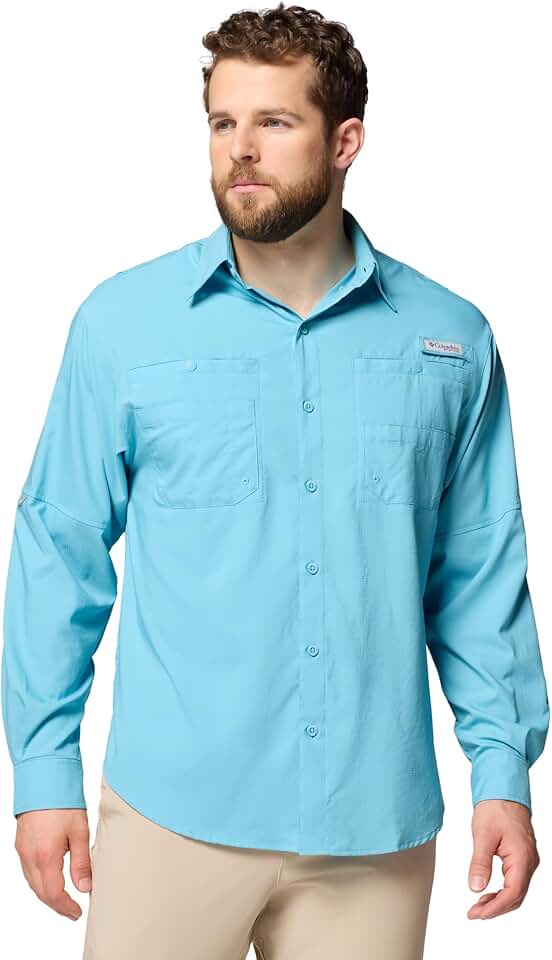 Men's UPF 40 Long Sleeve Fishing Shirt