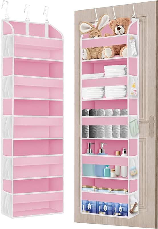 Over-the-Door Storage Organizer with 5 Pockets