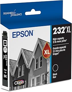 High Capacity Black Ink Cartridge for Inkjet Printers