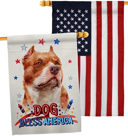 Patriotic Dog House Flag Pack for Garden Yard