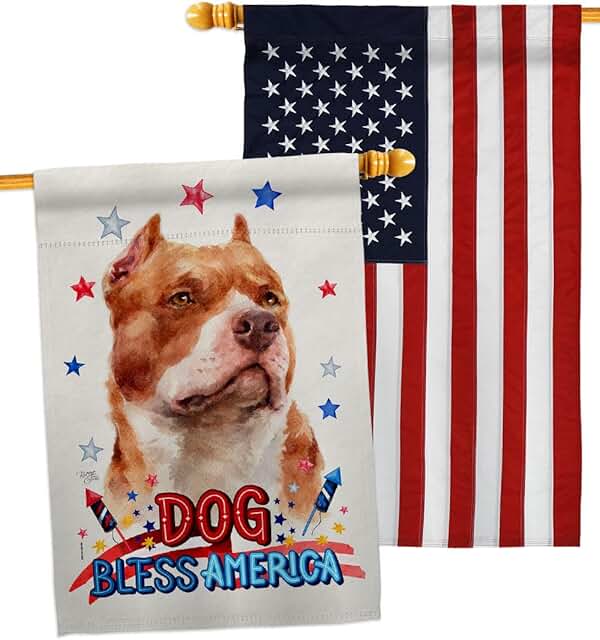 Patriotic Dog House Flag Pack for Garden Yard