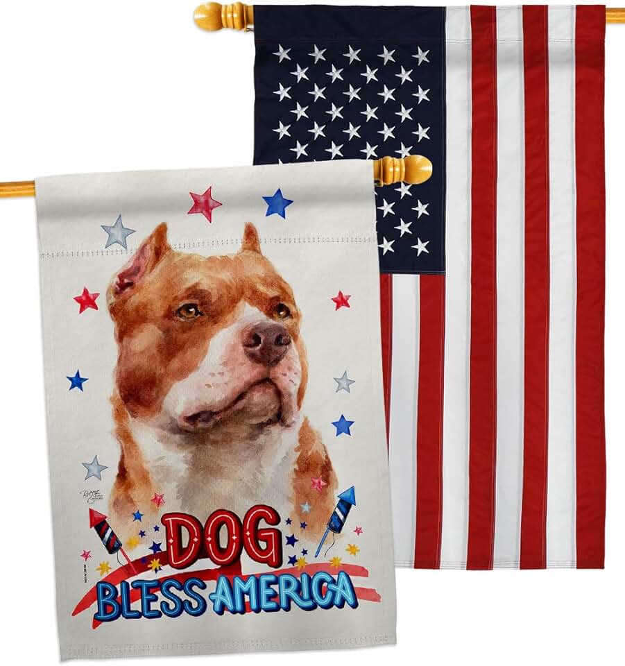 Patriotic Dog House Flag Pack for Garden Yard