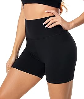 High Waist Biker Shorts for Women, 5-Inch Tummy Control