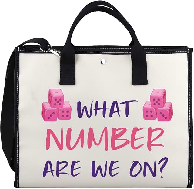 Dice Game Tote Bag for Parties and Gifts