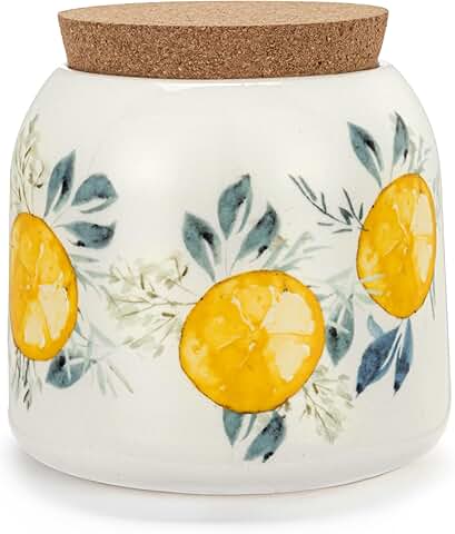 Juicy Yellow Lemon Small Cookie Storage Jar