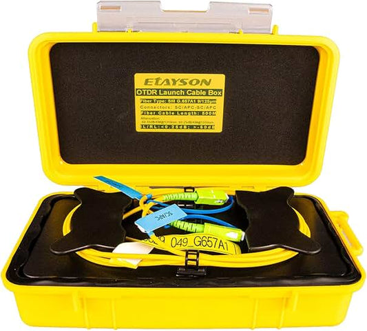 Single Mode OTDR Launch Cable Box, 500M