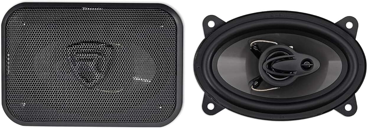 4x6" 3-Way Car Speakers with Rich Bass