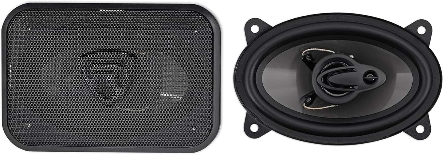 4x6" 3-Way Car Speakers with Rich Bass