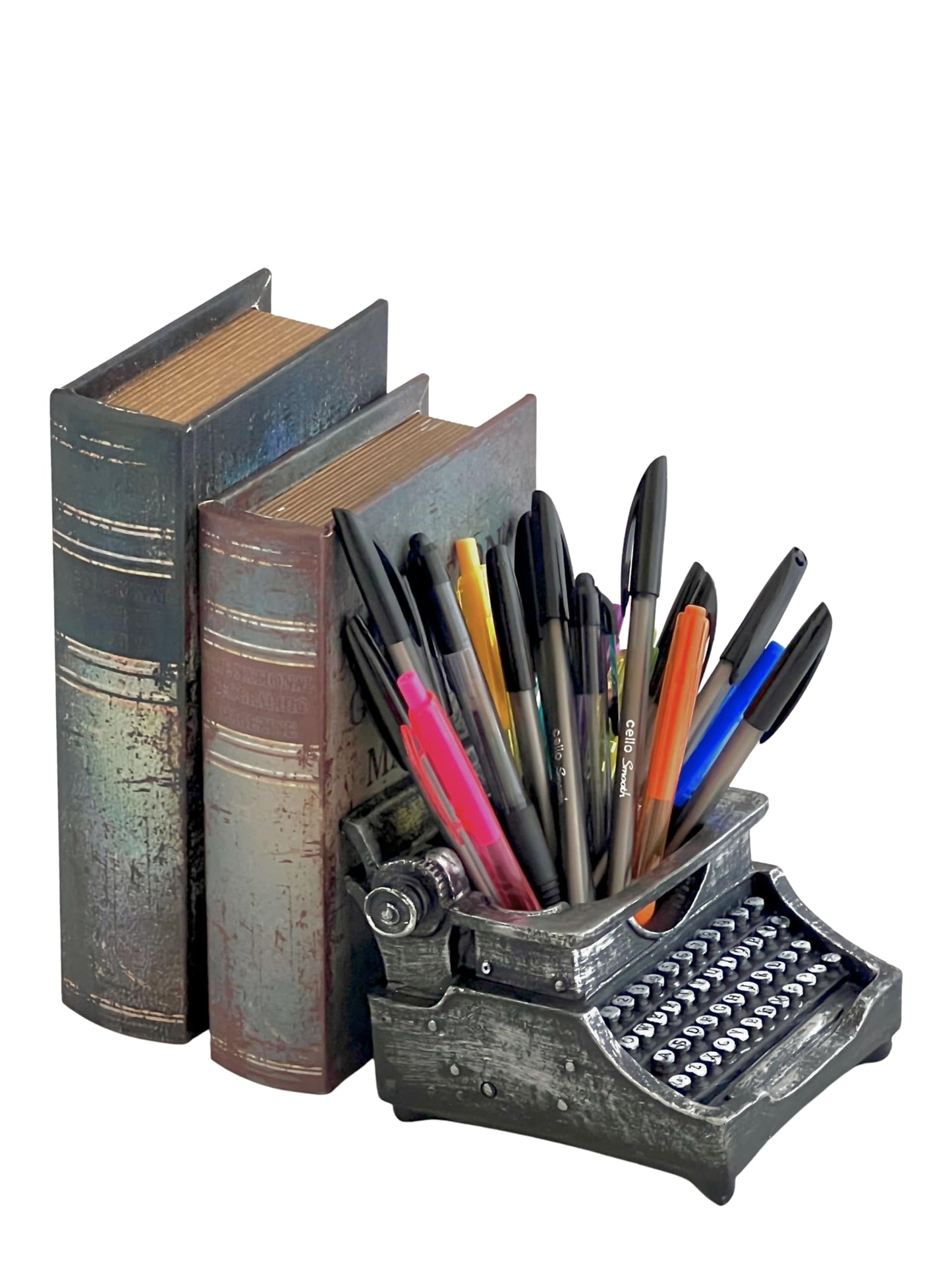 Vintage Typewriter Pencil Holder for Desk or Office