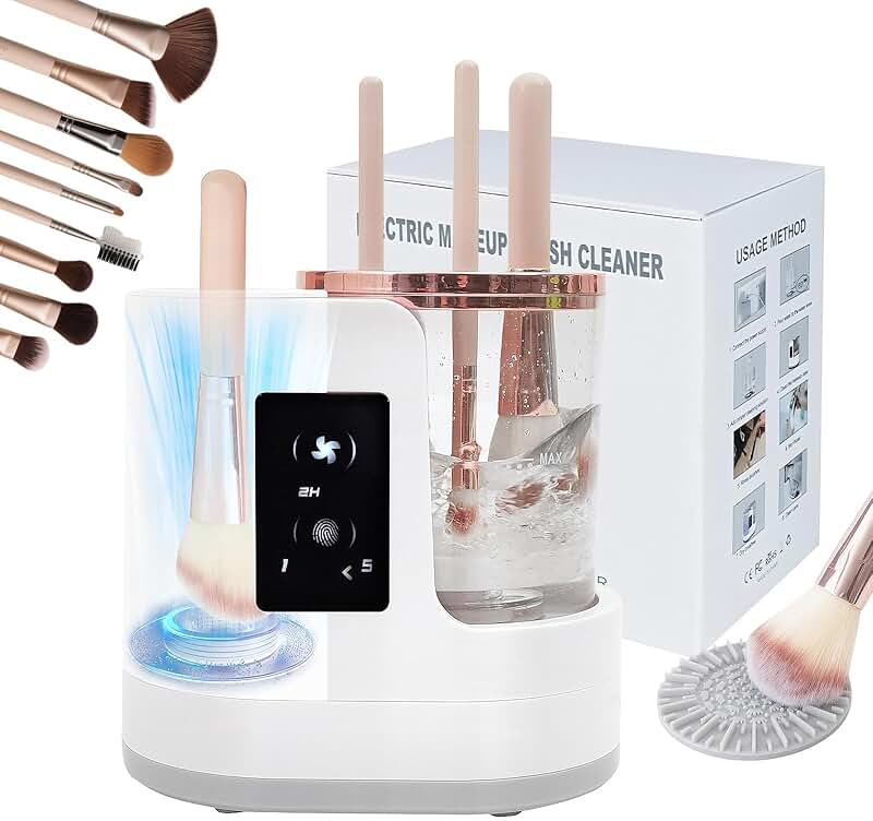 Automatic 3-in-1 Electric Makeup Brush Cleaner