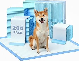 200 Small Puppy Pads for Indoor Use