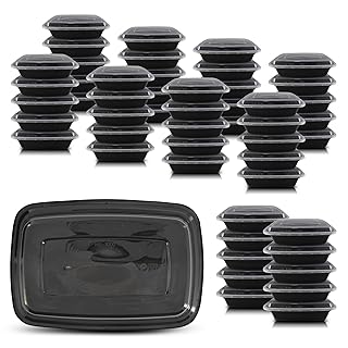 50 Reusable 32 oz Freezer Meal Prep Containers