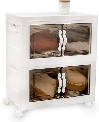 26 Quart Stackable Storage Bins with Lids