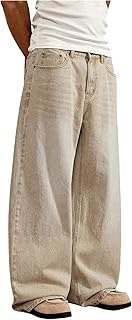 Men's Vintage Loose Fit Straight Leg Jeans