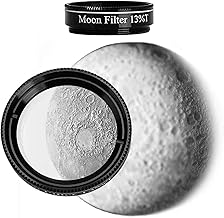 1.25 inch Moon Filter with 13% Transmittance for Telescope Eyepiece