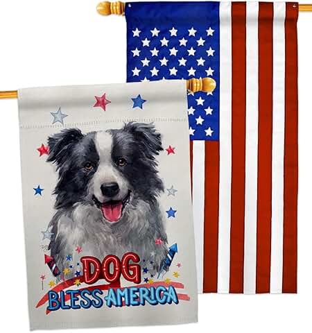 Patriotic Dog House Flag Pack for Garden or Yard