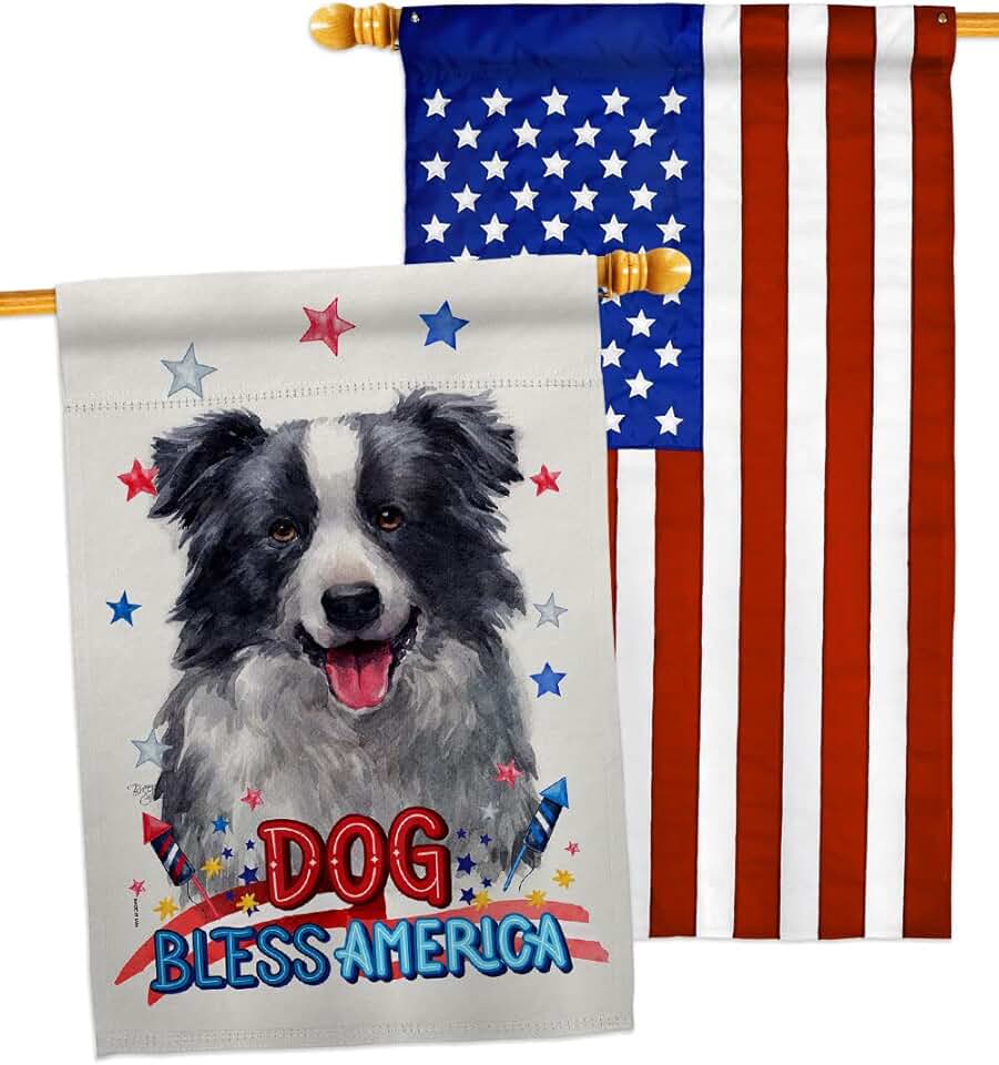 Patriotic Dog House Flag Pack for Garden or Yard