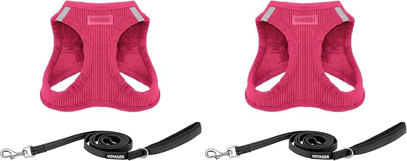 Soft Plush Step-In Dog Harness for Small and Medium Dogs