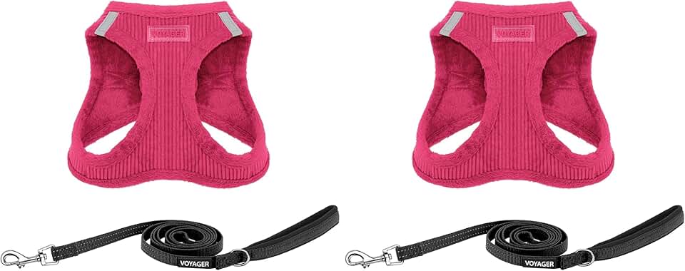 Soft Plush Step-In Dog Harness for Small and Medium Dogs