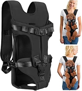 Adjustable Dog Backpack Carrier for Medium and Small Dogs