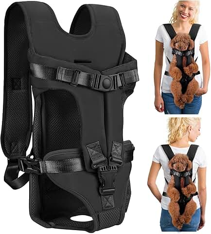 Adjustable Dog Backpack Carrier for Medium and Small Dogs