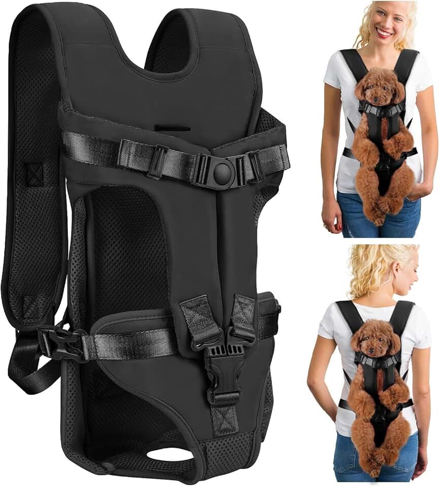 Adjustable Dog Backpack Carrier for Medium and Small Dogs