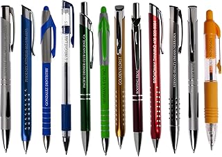 Misprinted Pen Assortment, 100 Black and Blue Ink Pens