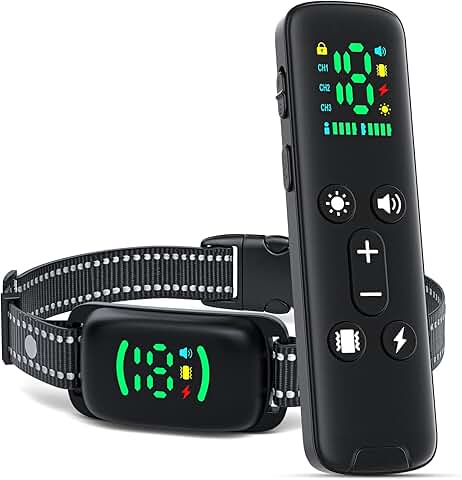 Dog Shock Collar with Remote for Medium to Large Dogs