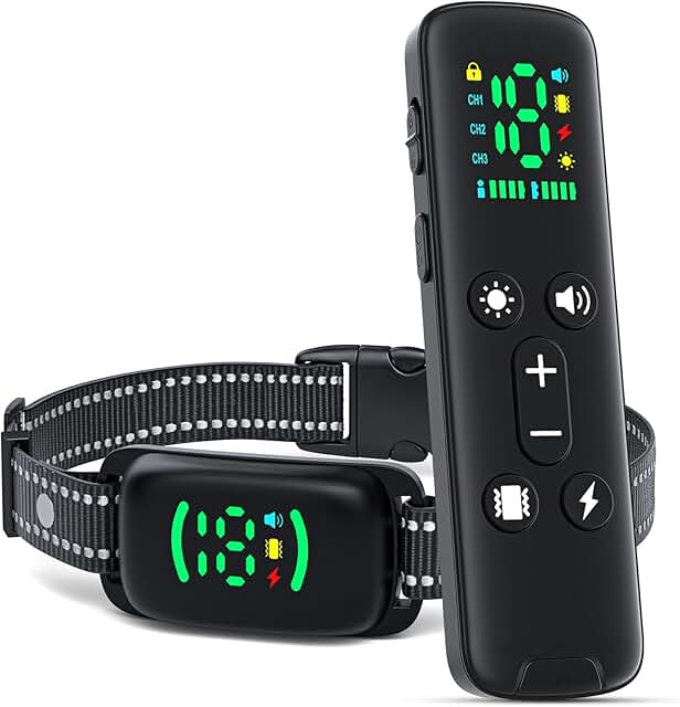 Dog Shock Collar with Remote for Medium to Large Dogs