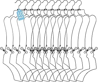 Black 10-Pack Stylish Body Shape Bikini Hangers