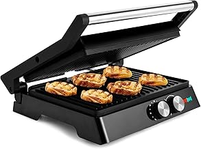 2-in-1 Panini Press and Indoor Grill