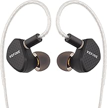 High-Fidelity Wired Earphones with 10mm Driver and Detachable Cable
