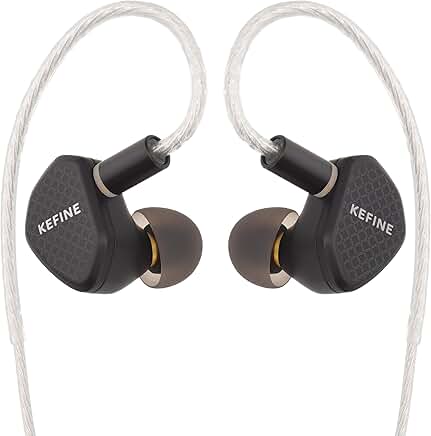 High-Fidelity Wired Earphones with 10mm Driver and Detachable Cable