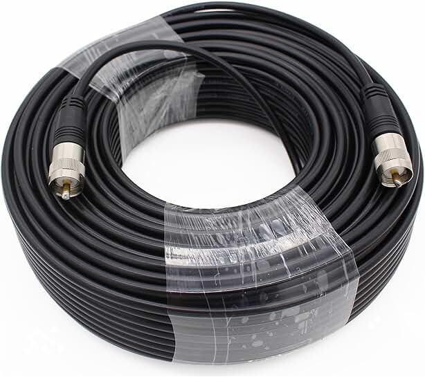 200ft RG8X Coaxial Cable for HAM Radio and Antennas