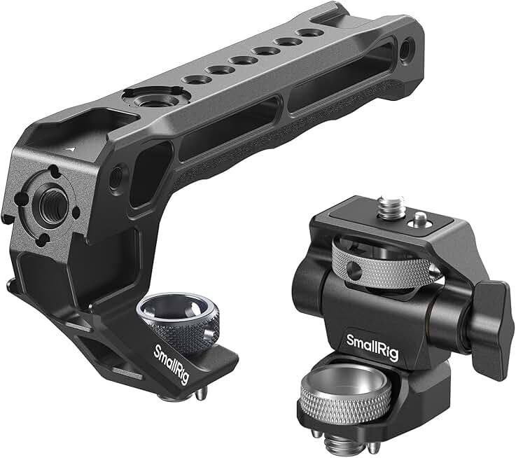 SmallRig Top Handle with Monitor Mount and Cold Shoes
