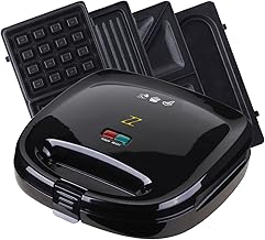 Breakfast Sandwich Maker with Detachable Non-stick Plates