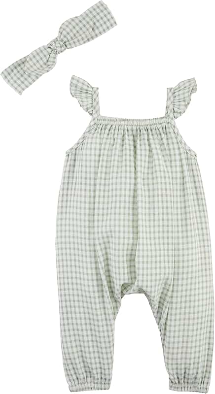 Children's Green Check Longall for Baby Boys