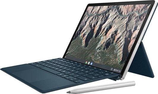 Chromebook x2 11-da0023dx, 11" Qualcomm Snapdragon 7c, 8GB RAM, 64GB eMMC, Silver & Night Teal