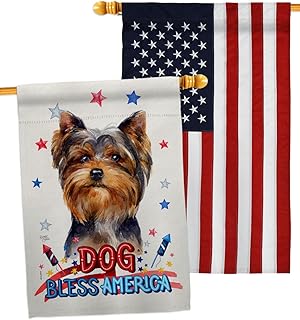 Patriotic Dog House Flag Pack for Garden or Yard