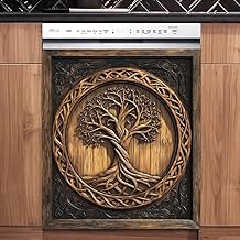 Wooden Tree of Life Door Magnet for Home Appliances