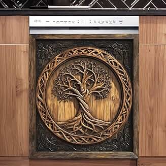 Wooden Tree of Life Door Magnet for Home Appliances