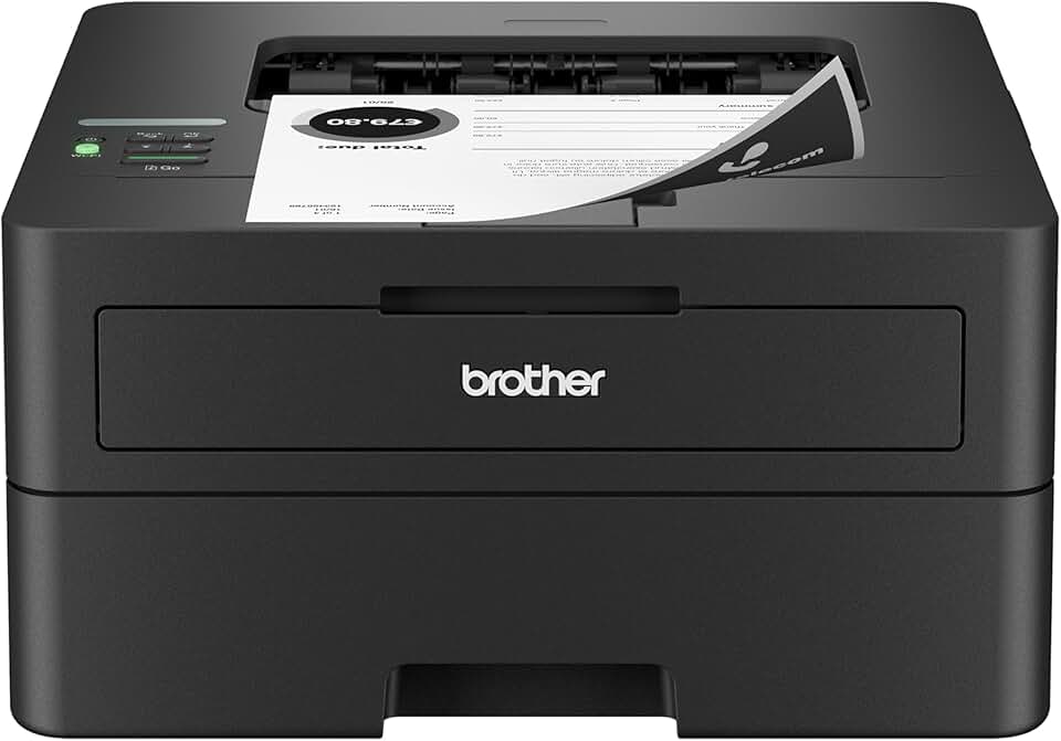 Wireless compact monochrome laser printer with duplex and mobile printing