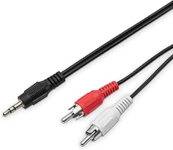 3.5mm to RCA audio cable for speakers